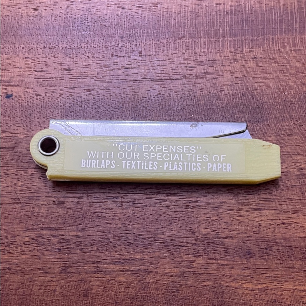 Sea-Rich Corp. Yellow Utility Knife Promotional Chicago